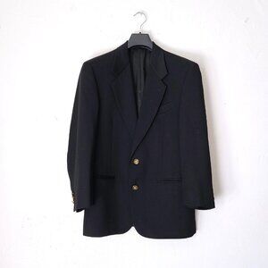 Gianfranco Ferre Studio 0001 Made in Italy Wool Suit Blazer Gold Button Size 36